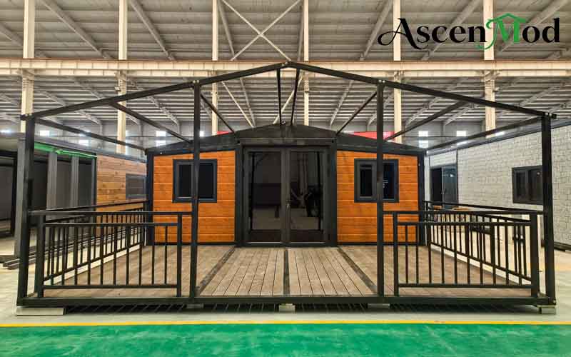 40ft Luxury Foldable House Modern Prefab Container Home for Premium Living ASCEN MOD 