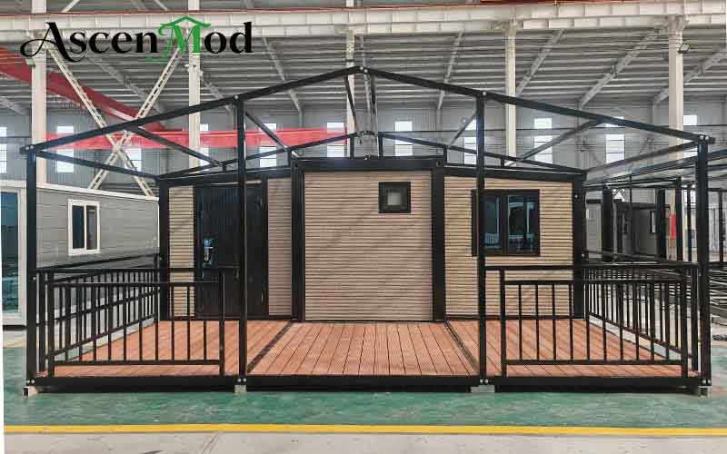 40ft Foldable House Fully Customizable Two-Bedroom Prefab Container Home ASCEN MOD 