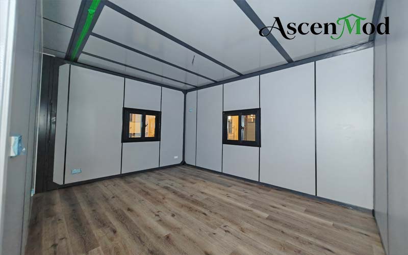 40ft High Ceiling Foldable House  Spacious Three-Bedroom Prefab Container Home ASCEN MOD 