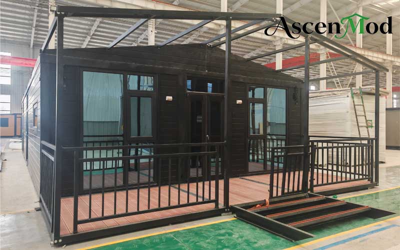 40ft Residential Container House Spacious Four-Bedroom Prefab Container Home ASCEN MOD 