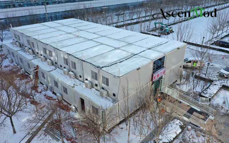 China Medical Facility:Container Houses for Hospital Expansion in Cold Region Ascend