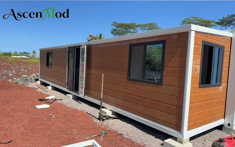 Hawaii Resort Project: Ascend Exports 40ft Foldable Container House